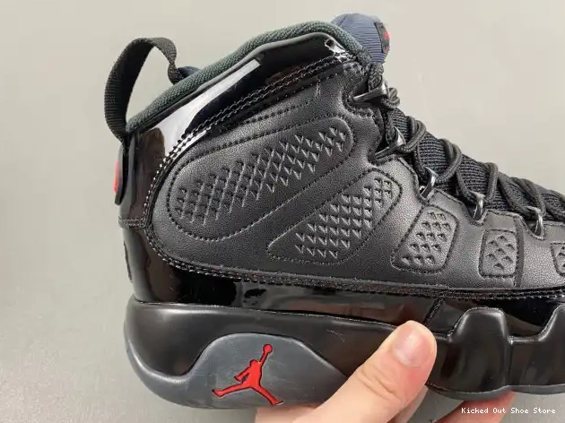 Kick Theory Jordan Patent Bred Air 9 Retro 302370-014 0507